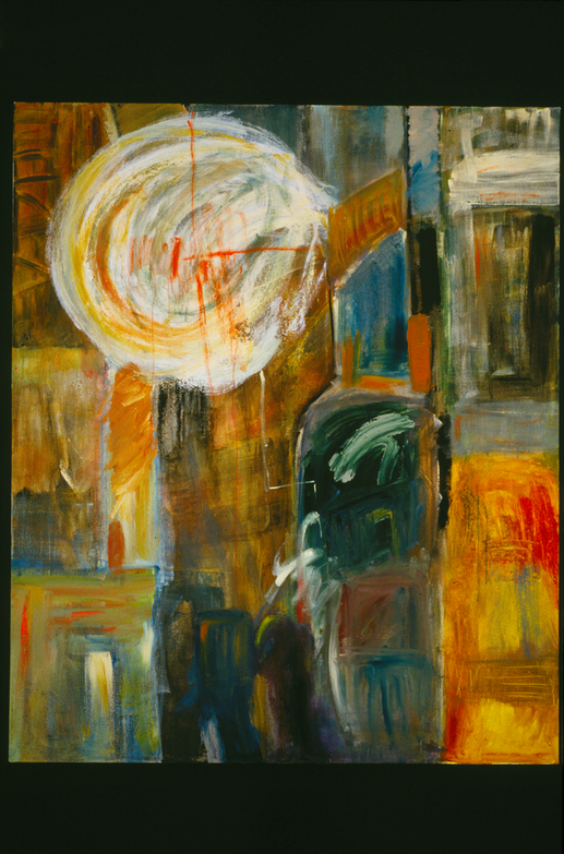 Moonlight in Vermont 72"x60" acrylic (C)'00